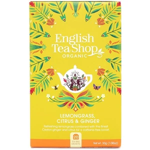 English Tea Shop Citrónová tráva, zázvor & citrusy 20 vrecúšok
