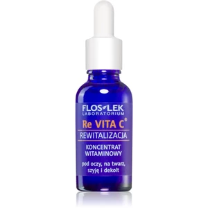 FlosLek Laboratorium Re Vita C 40+ vitamínový koncentrát na očné okolie, krk a dekolt 30 ml