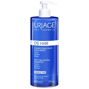 Uriage DS HAIR Soft Balancing Shampoo čistiaci šampón pre citlivú pokožku hlavy 500 ml