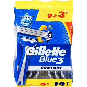 Gillette Pánska jednorazová holítka Gillette Blue 3 9 + 3 ks