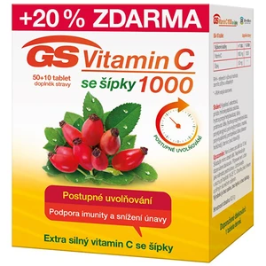 GS Vitamin C 1000 se šípky 50+10 tablet