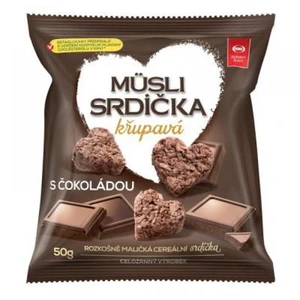 Müsli srdíčka křupavá Semix  čokoláda