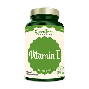 GreenFood Vitamín E vegan 60 kapsúl