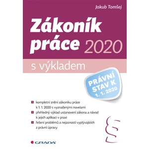 Zákoník práce 2020 – s výkladem, Tomšej Jakub