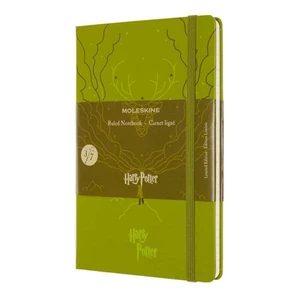 Moleskine Harry Potter zápisník zelený světle L, linkovaný