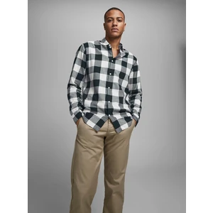 Grey Plaid Shirt Jack & Jones - Men