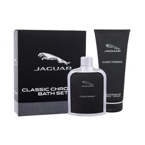 Jaguar Classic Chromite darčeková kazeta toaletná voda 100 ml + sprchovací gél 200 ml pre mužov