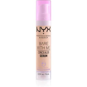 NYX Professional Makeup Bare With Me Concealer Serum hydratační korektor 2 v 1 odstín 02 Light 9,6 ml