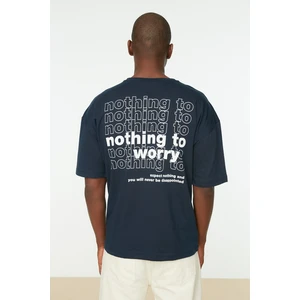 Trendyol Navy Blue Men's T-Shirt