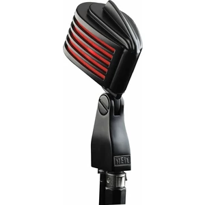 Heil Sound The Fin Black Body Red LED Microphone retro