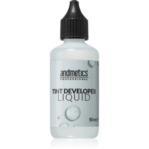 andmetics Professional Liquid Tint Developer aktivační emulze pro barvu na obočí a řasy 50 ml