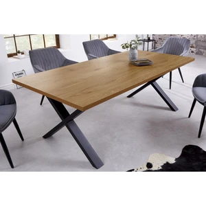 Jedálenský stôl LADON X Dekorhome 160x90x77 cm,Jedálenský stôl LADON X Dekorhome 160x90x77 cm
