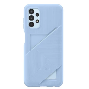 Silikonové pouzdro Back Cover with Card Pocket pro Samsung Galaxy A13 5G, modrá