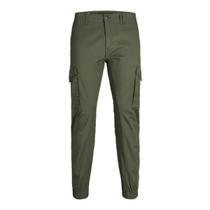 Green Tapered Pants Jack & Jones Paul - Men