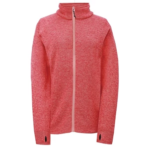 NOSSEN - women's full-length flatfleece hooded sweatshirt - Coral