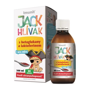 IMUNIT Hliva Jack Hlivák sirup glukány + laktoferín 300 ml