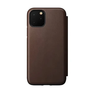 Puzdro na mobil flipové NOMAD na Apple iPhone 11 Pro (NM21WR0000) hnedé flipové puzdro na mobilný telefón • pre Apple iPhone 11 Pro • kvalitná koža •