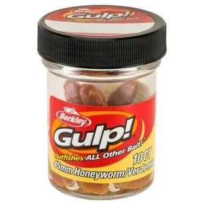 Berkley umělé nástrahy gulp honey worm-natural 4,5 cm