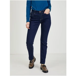 Dark blue womens straight fit jeans ORSAY - Women