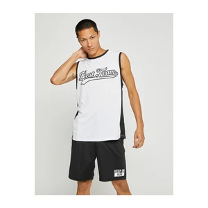 Koton Athletic Singlets Basketball Printed Sleeveless Crew Neck Breathable Fabric.
