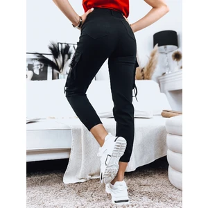 Women's trousers ORBI black Dstreet