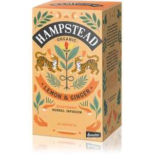 Hampstead Tea London Lemon & Ginger BIO porcovaný čaj 20 ks