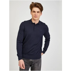 Dark blue men's sweater LERROS - Men