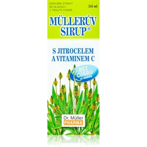 Dr. Müller Pharma Müllerov sirup so skorocelom a vit. C bez cukru 245 ml