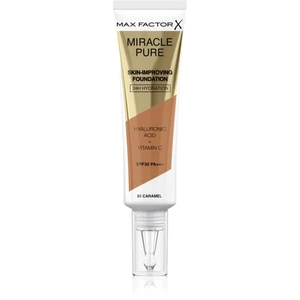 Max Factor Miracle Pure Skin dlouhotrvající make-up SPF 30 odstín 85 Caramel 30 ml