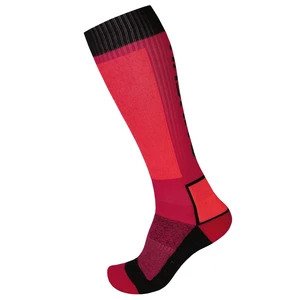 Husky  Snow Wool ružová/čierna, L(41-44) Ponožky