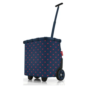 Nákupná taška na kolieskach Reisenthel Carrycruiser Mixed Dots Red