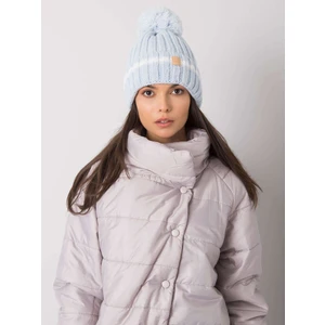 Light blue insulated hat for women