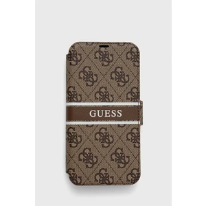 Puzdro na mobil Guess iPhone 13 Pro hnedá farba
