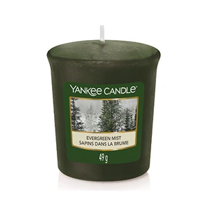 Yankee Candle Evergreen Mist votívna sviečka 49 g