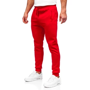 Pantaloni de trening bărbați roșu Bolf CK01