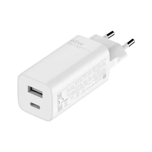 Nabíjačka Xiaomi 65W GaN Charger Typ C/USB + kábel Typ C, biela