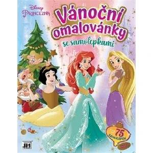 Vánoční omalovánky Princezna -- se samolepkami [Papírenské zboží]