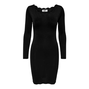 Jacqueline de Yong Dámské šaty JDYBODILLA Bodycon Fit 15275161 Black W DTM LUREX XL