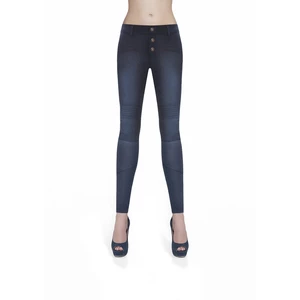 Bas Bleu Women's AVRIL denim pants hand-wiped with stitching