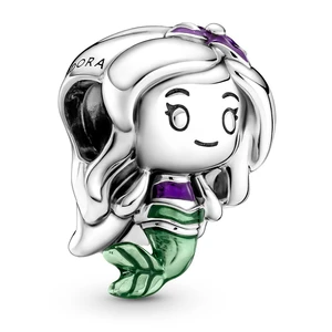 Pandora Strieborná korálka Malá morská víla Ariel Disney 799508C01