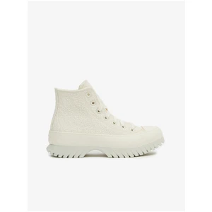 Creamy Women's Ankle Sneakers on The Converse Platform - Women