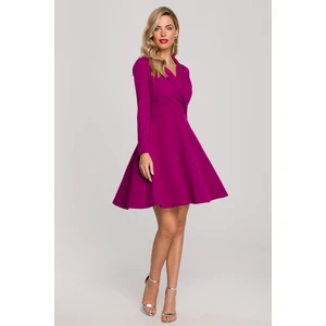 Dámské šaty Makover Makover_Dress_K138_Crepe_Pink