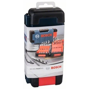 Sada vrtáků do kovu 18dílná Bosch Twist Speed ToughBox HSS PointTeQ 2.608.577.350