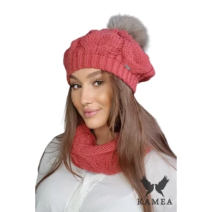 Set da donna Kamea Kamea_Set_Hat&Chimney_K.22.202.22_Coral