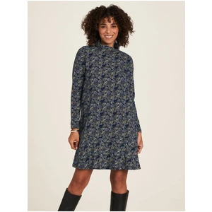 Dark blue patterned dress Tranquillo - Women