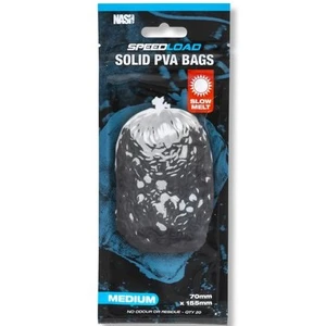 Nash pva vrecká speedload solid pva bags slow melt - medium