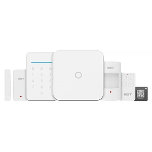iGET SECURITY M4 - Inteligentní WiFi alarm, ovládání IP kamer a zásuvek, záloha GSM, Android, iOS