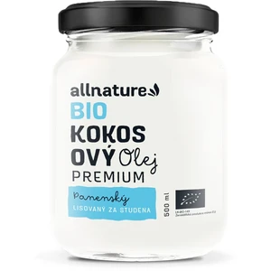Allnature BIO kokosový olej Premium 500 ml