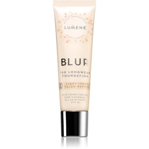 Lumene Blur 16h Longwear Foundation dlouhotrvající make-up SPF 15 odstín 0 Light Ivory