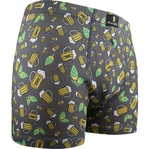 Men's boxers VoXX multicolored (Kevin-beer / small gray)